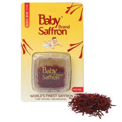Baby 100% Pure World's Finest Saffron (Kesar), 1 x 3 g