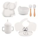 BABY BRAT Silicone Baby Feeding Set...