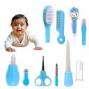 Baby Care Kit – 10-in-1 Newborn Grooming & Health Set for Infants – Baby Nail Clippers, Hair Brush, Comb, Nasal Aspirator & More – BPA-Free, Safe for 0+ Months (Blue)...