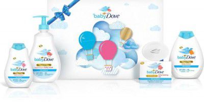 baby Dove Delicate Tip-To-Toe Baby Care Gift Set  (White)