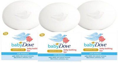 baby Dove Rich Moisture Bar - (3 x 75 g)