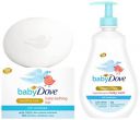 Baby Dove Rich Moisture Hair to Toe Baby Wash - 400 ml, No Tears Body Wash for Baby's Soft Skin - Hypoallergenic, No Sulphates, No Parabens & Baby Dove Rich Moisture Bathing Bar - 75g...