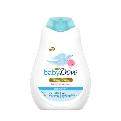 Baby Dove Shampoo | 400 ml, Mild No Tears Rich Moisture Baby Shampoo