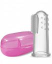 Baby Finger Soft toothbrush with Carry case for babies, Manul, Baby Grooming, Silicone & Reusabale Toothbrush...