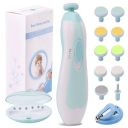 Baby Nail File Electric Nail Trimmer Manicure Set with Nail Clippers...