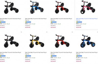 Baby Smile Tricycles Starts ₹999