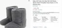 Baby Soft Sole Anti-Slip Mid Calf Winter Warm Infant Prewalker Snow Boots 12-18 Months Gray...