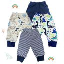 Baby Story Baby Cotton Pyjamas/Joggers, Set of 4 (0-3 Months)...
