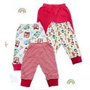 Baby Story Cotton Pajama Pants  Pack of 4 (0-3 Months)...
