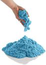 BabyGo Soft Space Sand Clay for Indoor Playing Moldable 500gm in Resealable Bag with Free Big Mould (Blue) (Toxic-Free)...