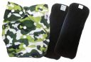 Babymoon (SET of 3-1 Cloth Diaper with 2 5Layesr Bamboo Insert) Premium Adjustable Reusable Washable Cloth Diaper for Baby...
