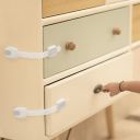 BabyPro Lab Tested - Certified (Pack of 8) Multi-Utility Safety Locks for Babyproofing Cabinets, Drawers, Cupboards, Refrigerators and Toilet Seats with Extra Strong Tape...