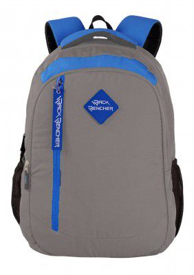 Back Bencher Polyester 14 inch 27 Ltrs Grey Laptop Bag