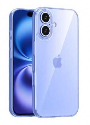 Back Cover for iPhone 16 (Transparent, Flexible)