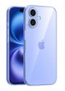 Back Cover for iPhone 16 (Transparent, Flexible)...