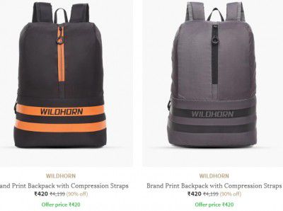 Ajio : Backpacks Upto 90% Off