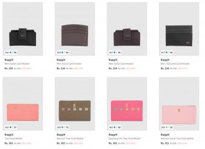 Baggit Women Wallets Upto 89% Off | Starts At ₹218