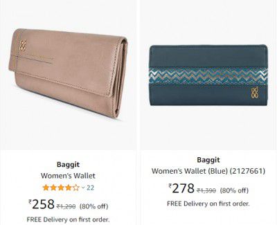 Baggit Women's Wallet Starting 258