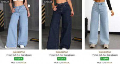 BAGGY JEANS UNDER 600/- FOR WOMEN's | MANY OPTIONS