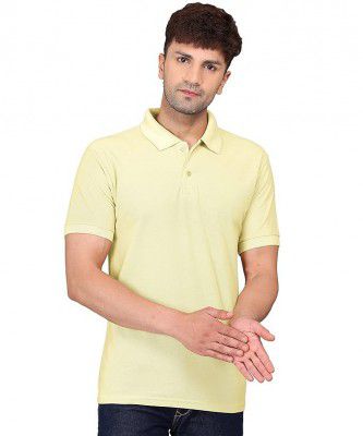 BAGHADBILLO Men's Regular Fit Solid Polo Half Sleeve T-Shirt