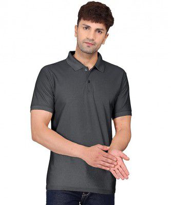 BAGHADBILLO Men's Regular Fit Solid Polo Half Sleeve T-Shirt
