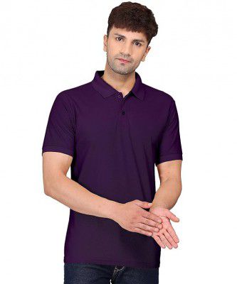 BAGHADBILLO Men's Regular Fit Solid Polo Half Sleeve T-Shirt