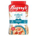 Bagrry’s 100% Jumbo Rolled Oats 1kg Jar | Whole Grain Rolled Oats with High Fibre, Protein...