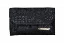 Bagsy Malone Stylish Clutch-Croco Black...