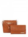 Bagsy Malone Women's Vegan Leather Iconic Sling Bag Pack of 2 | Ladies Purse Handbag...