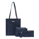 Bagsy Malone Womens Vegan Leather Stylish Tote Bag Pack of 5 | Ladies Purse Handbag...