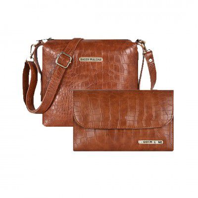 Bagsy Malone Women's Western (Set of 2, Croco Maroon)