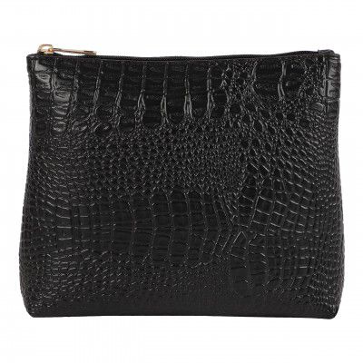 Bagsy Malone Women's Wristlet (Croco Black)