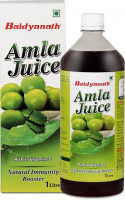 Baidyanath Amla Juice - 1L - Rich in Vitamin C and a Natural Immunity Booster