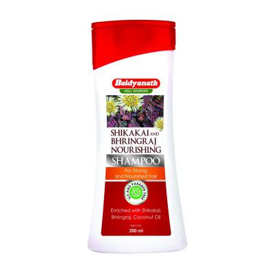Baidyanath Asli Ayurved Shikakai and Bhringraj Nourishing Shampoo I Hair Strong Shampoo I Coconut Oil I 200 ML