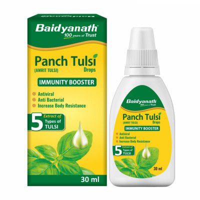 Baidyanath Ayurved Panch Tulsi Drops - 30 ml