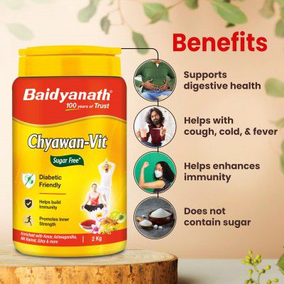 Baidyanath Ayurved Sugarfree Chyawan - 2 KG