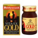 Baidyanath Ayurved Vita Ex Gold - 20 Capsules I Enriched with Gold, Shudh Shilajeet, Kesar, Ashwagandha, and 15 other Natural Herbs...