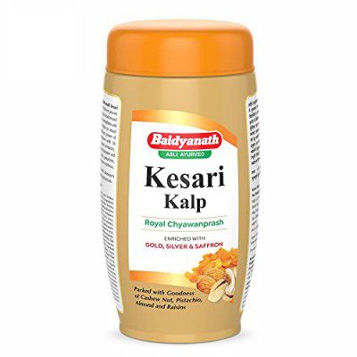 Baidyanath Kesari Shakti Kalp Chyawanprash Enriched with Gold, Silver and saffron- 1 kg