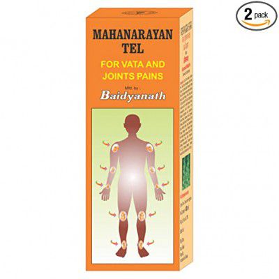 Baidyanath Mahanarayan Tel - Massage Oil Helps Relieve Joint Pain - 100ml (Pack of 2)