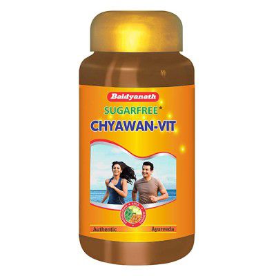 Baidyanath Sugarfree Chyawan Vit - Specially formulated Chyawanprash with No Added Sugar - 500g