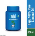BAJAJ 100% Pure Coconut Oil 600ml Wide Mouth Jar Hair Oil (600 ml)...