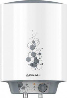 BAJAJ 15 L Storage Water Geyser (Aster 15 Ltr With Free Installation & Pipes, White, Grey)