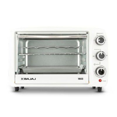 Bajaj 1603 16 Liters Oven Toast Grill (OTG) | 1200 Watt | Cool Touch Handles | Grill, Bake & Roast