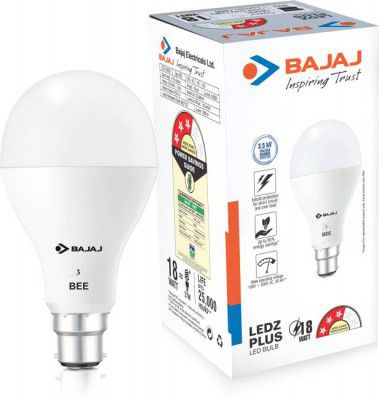 BAJAJ 18 W Standard B22 LED Bulb (White)
