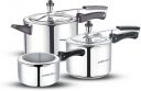 BAJAJ 2 L, 3 L, 5 L Inner Lid Pressure Cooker  (Aluminium)...