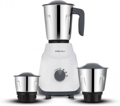 BAJAJ 3 500 W Juicer Mixer Grinder (410579 | 3 Jars | white/grey)