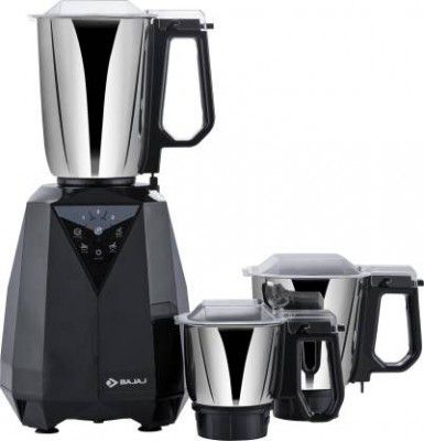 BAJAJ 410555 Juvel Digi Mixer Grinder 800 Watts 800 Mixer Grinder (3 Jars, Dark Grey)