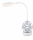 Bajaj AirLight 85 mm Personal Rechargeable Fan with Task lighting | 8 W Table Fan...