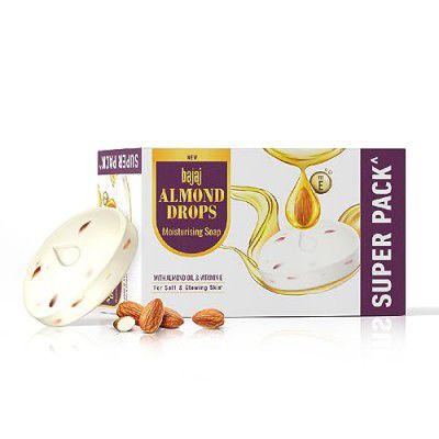 Bajaj Almond Drops Moisturizing Soap  | 5 X 125g