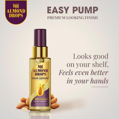Bajaj Almond Drops Hair Serum with Oil for Hair - 100ml